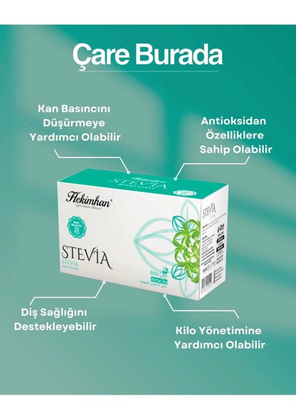 Stevia Çay 20 Süzen Poşet