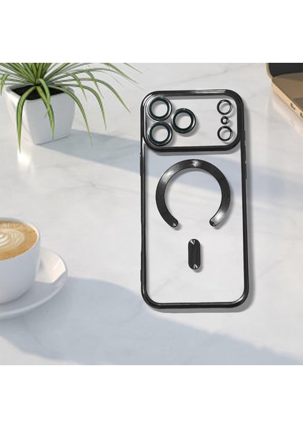 iPhone 17 Pro Uyumlu Kılıf Kamera Lens ve Hoparlör Toz Korumalı Magsafe Şarj Özellikli Silikon indirimleri