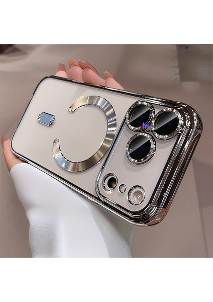 iPhone 17 Pro Uyumlu Kılıf Kamera Lens ve Hoparlör Toz Korumalı Magsafe Şarj Özellikli Silikon