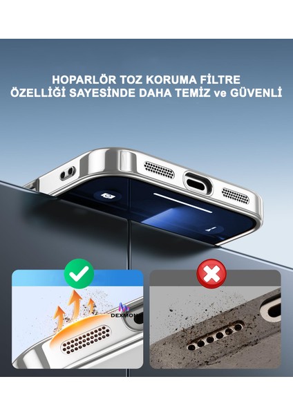 iPhone 17 Pro Uyumlu Kılıf Kamera Lens ve Hoparlör Toz Korumalı Magsafe Şarj Özellikli Silikon fırsatları