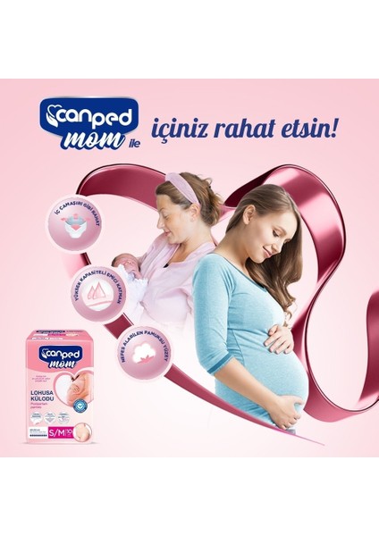 Mom Lohusa Külodu - Külot Bez S - Small - Küçük / M - Medium - Orta 90 Adet (9pk*10) modelleri