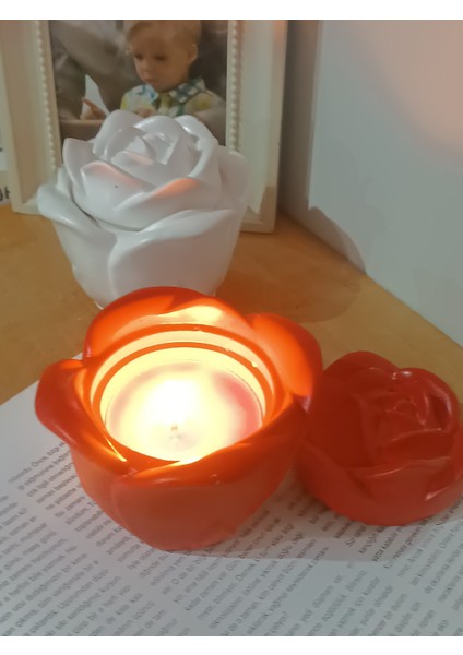 Gül Şeklinde Dekoratif Mum fırsatları
