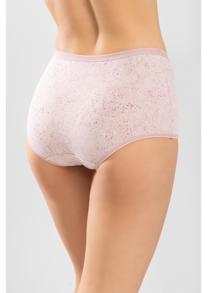 Kadın Yüksek Bel Pamuklu Desenli Bato Külot 3'lü Paket 8280 Consen Renkli indirimleri