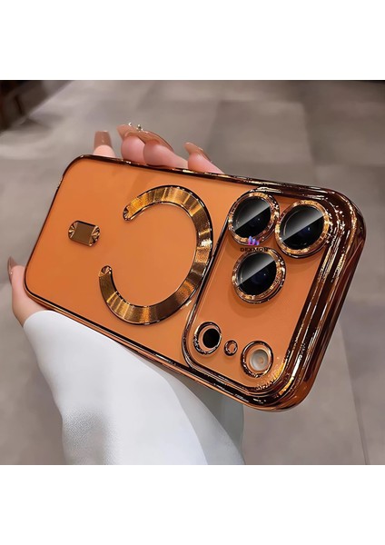 iPhone 17 Pro Uyumlu Kılıf Kamera Lens ve Hoparlör Toz Korumalı Magsafe Şarj Özellikli Silikon