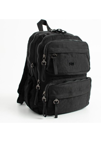 Yumuşak Dokulu Ultra Hafif, Esnek ve Su Geçirmez Polyamid Kumaş sırt Çantası Siyah Model: (571-13-14A) fırsatları