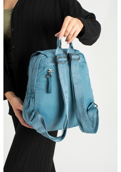 Yumuşak Dokulu Ultra Hafif, Esnek ve Su Geçirmez Polyamid Kumaş sırt Çantası Mavi Model: (571-13-14B) modelleri