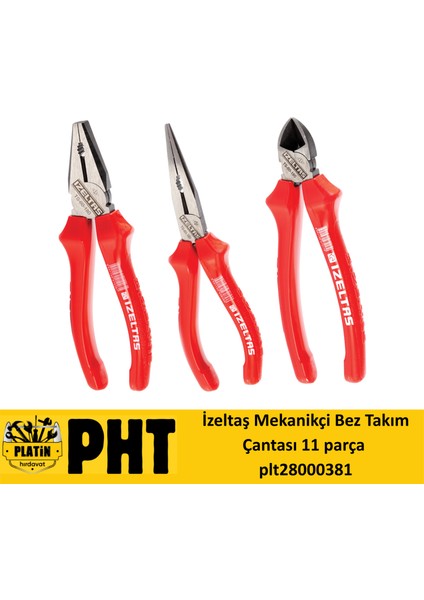 Mekanikçi Bez Takım Çantası 11 Parça PLT28000381 fiyatları