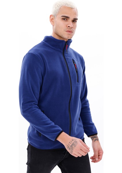 Erkek Biyeli Fermuarlı Spor Polar Ceket fiyatları