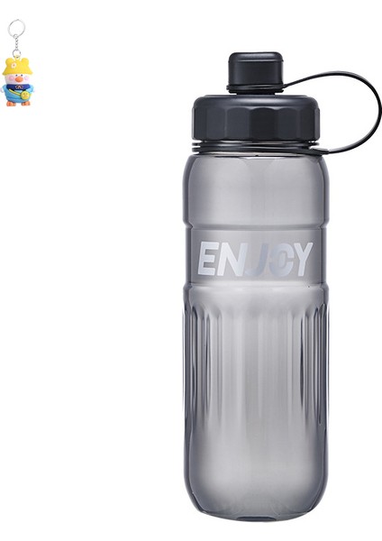 Büyük Kapasiteli Fitness Spor Su Şişesi Plastik Yüksek Değerli Fincan Erkek Su Bardağı Taşınabilir Düşme Önleyici Şeffaf Uzay Bardağı (Yurt Dışından)