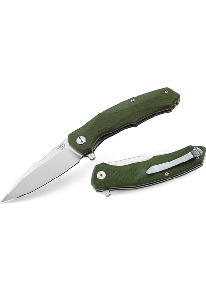 Bestech Warwolf BG04B Ordu Yeşili G10 Sap D2 Çelik Çakı