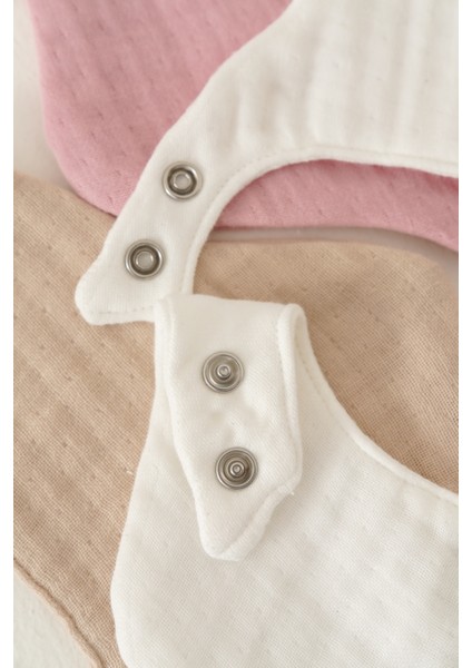 3'lü Müslin Bebek Önlük modelleri