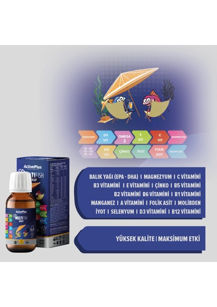 Multıfısh Şurup 150ML fiyatları