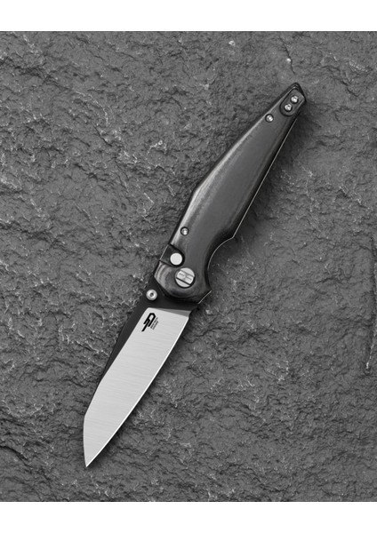 Bestech Snakebırd BG58B Siyah Mikarta Sap 14C28N Çelik Çakı