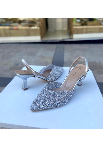 Cam Kırığı 6 cm Ince Topuklu Ayakkabı 01210 fiyatları