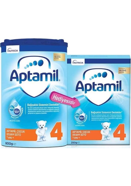 Nutrıcıa Aptamil 800GR+250GR:1050GR Devam Sütü No:4 (1 Yaş ve Üzeri) Avantaj Pk (3 Lü Set) fiyatları