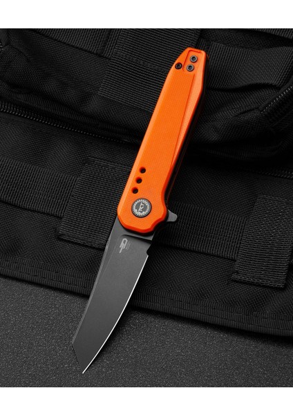 Bestech Syntax BG40C Turuncu G10 Sap 14C28N Çelik Çakı