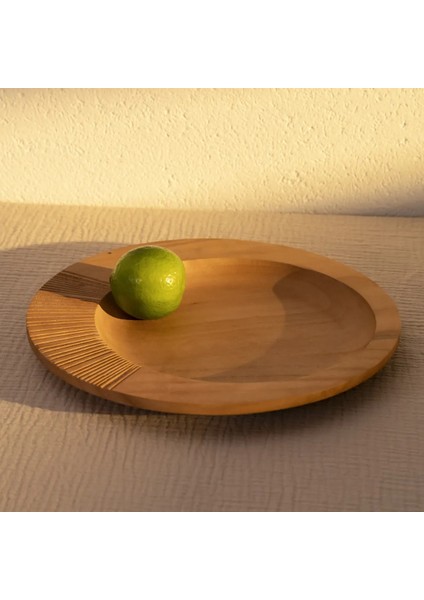 Lyla Ceviz Ahşap Dekoratif Tabak 25X25X2.5 cm fiyatları