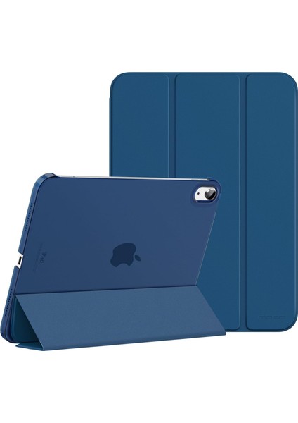 Apple iPad 11. Nesil (A16) 11 Inc 2025 Yatay Standlı Uyku Modlu Basic Arkası Sert Smart Kılıf A3354 A3355