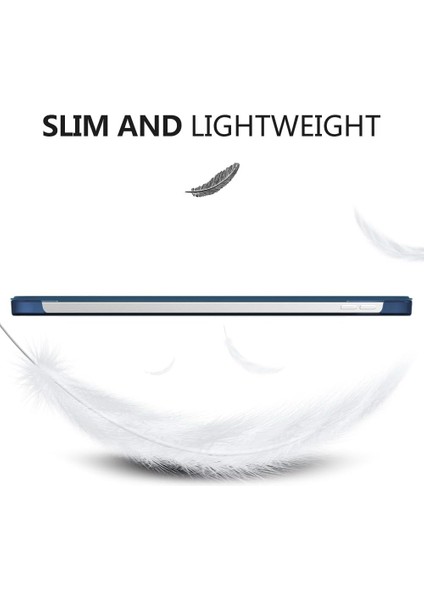 Apple iPad 11. Nesil (A16) 11 Inc 2025 Yatay Standlı Uyku Modlu Basic Arkası Sert Smart Kılıf A3354 A3355