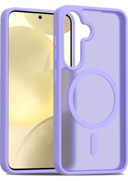 Wizard Joko Samsung Galaxy S24 Jota Magsafe Kapak - Lila