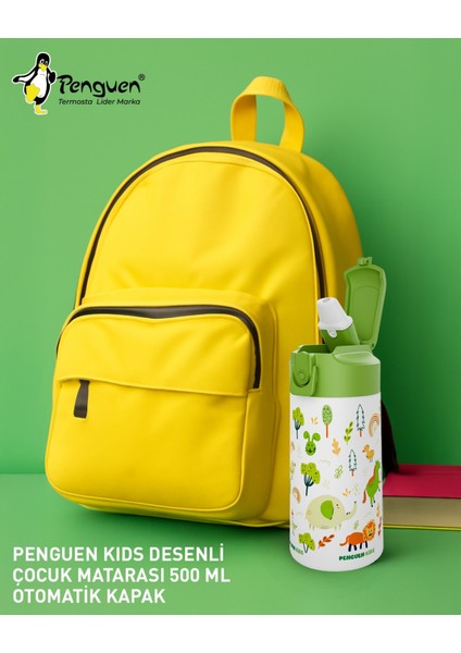 500ML Çocuk Su Matarası | Paslanmaz Çelik | Pipetli | Bpa Free | Sızdırmaz Kapaklı fırsatları