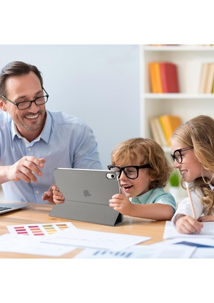 Apple iPad 11. Nesil (A16) 11 Inc 2025 Yatay Standlı Uyku Modlu Basic Arkası Sert Smart Kılıf A3354 A3355 fiyatları