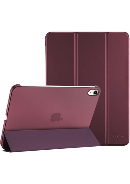 Apple iPad 11. Nesil (A16) 11 Inc 2025 Yatay Standlı Uyku Modlu Basic Arkası Sert Smart Kılıf A3354 A3355