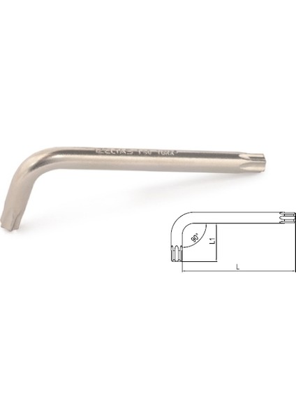 Izeltaş 4910 22 0008 T8 Torx Allen Anahtar