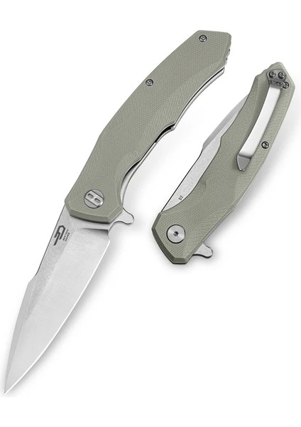 Bestech Warwolf BG04C Bej G10 Sap D2 Çelik Çakı