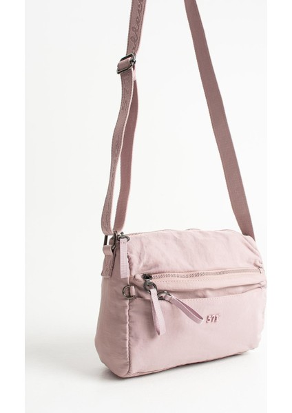 Yumuşak Dokulu Ultra Hafif, Esnek ve Su Geçirmez Polyamid Kumaş Omuz Çantası Pembe Model: (571-13-14C) fırsatları