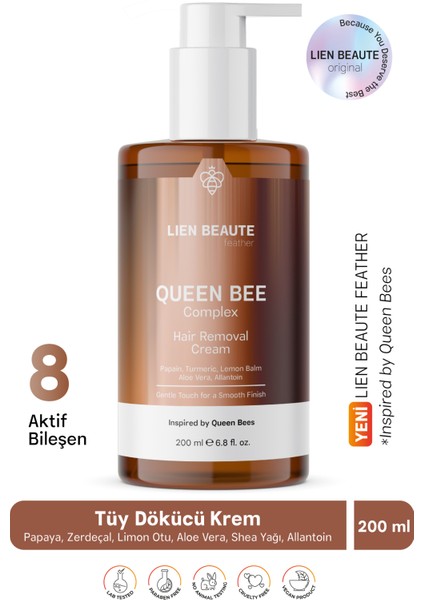 Kraliçe Arı Kompleks Tüy Dökücü Krem Unisex
