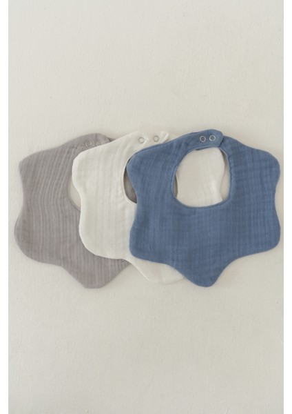 3'lü Müslin Bebek Önlük