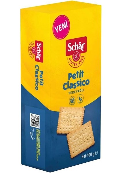 Glutensiz Tereyağlı Bisküvi Petit Classico 100 Gr(3 Adet) fiyatları