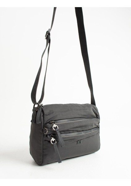 Yumuşak Dokulu Ultra Hafif, Esnek ve Su Geçirmez Polyamid Kumaş Omuz Çantası Gri Model: (571-13-14C) fırsatları