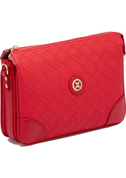 Kırmızı Print Kadın Çapraz Askılı Çanta - S25K1PR09090-S4R fiyatları