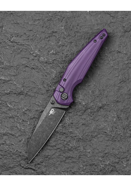 Bestech Snakebırd BG58E Mor G10 Sap 14C28N Çelik Çakı