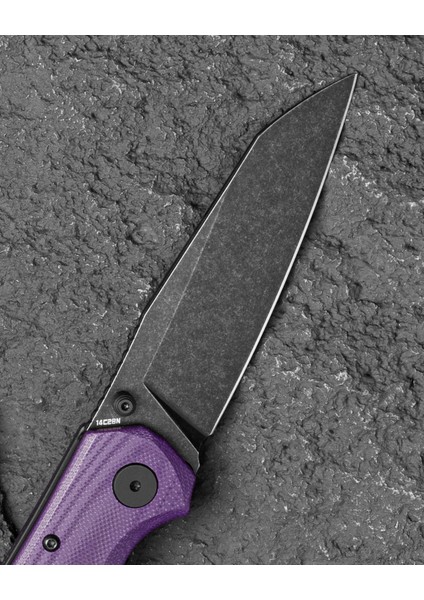 Bestech Snakebırd BG58E Mor G10 Sap 14C28N Çelik Çakı modelleri