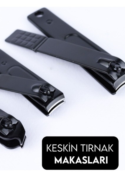 17 Parça Çantalı Profesyonel Manikür Pedikür Seti fırsatları