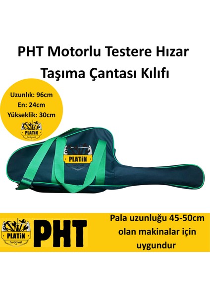 Motorlu Testere Hızar Taşıma Çantası Kılıfı