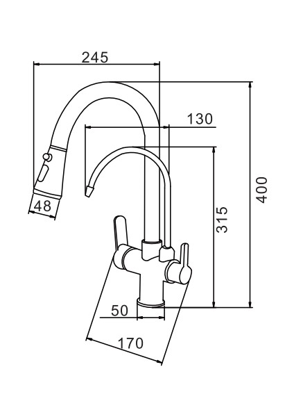 Dual Black Spırallı Arıtmalı Mutfak Bataryası fiyatları