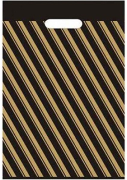 Aksan Plastik Takviyeli Çanta Taşıma Torbası Alışveriş Poşet 50 Adet No4 40X50CM