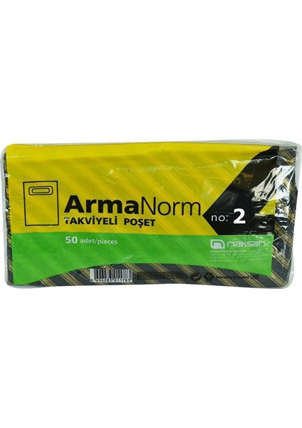 Aksan Plastik Takviyeli Çanta Taşıma Torbası Alışveriş Poşet 50 Adet No2 26X36CM