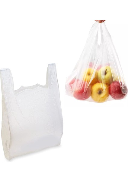 Ada Plastik Hısır Poşet Taşıma Torbası Alışveriş 1kg Küçük Boy 26X45CM