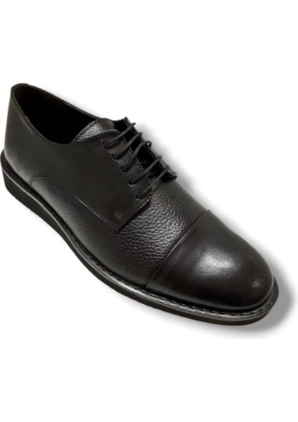 2142-26 Hakik Deri Anatomik Eva Taban Bağcıklı Erkek Ayakkabı