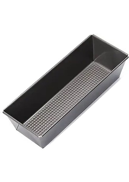 Dikdörtgen Kek Kalıbı Baton Kek Kalıbı Metal Gri