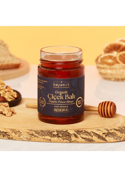 Organik Doğu Anadolu Çiçek Balı(Bingöl Karlıova)450 gr3'lüSet fırsatları