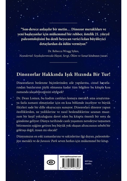 Dinozorlar Hakkında Bilmeniz Gereken 10 Şey - Dean Lomax modelleri