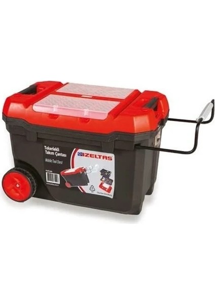 Izeltaş 8445 33 1028 Tekerlekli Plastik Takım Çantası 28’’