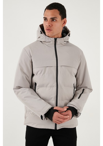 Regular Fit Kapüşonlu Kapitoneli Mont Erkek Mont 497DEAN indirimleri