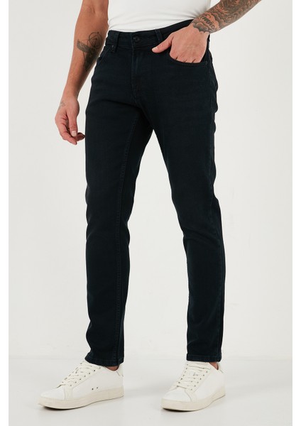 Pamuklu Normal Bel Regular Fit Boru Paça Jeans Erkek Kot Pantolon 2211C05PARMA modelleri